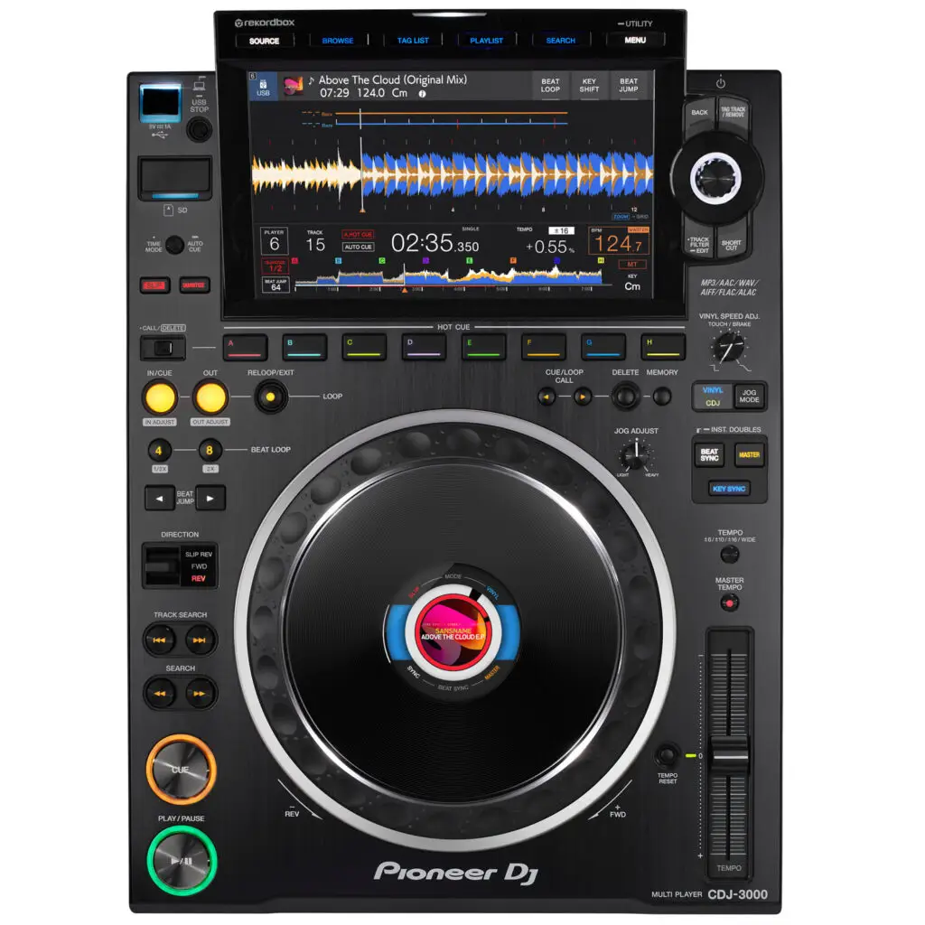 Pioneer CDJ-3000, High-End Multi-Digital-Player mieten bei Eventall