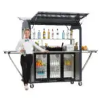 Multiwagon Coolrolly, Mobile Bar, schwarz