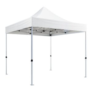 Faltpavillon Duratent Hexa40, 3 × 3 m, weiß mieten