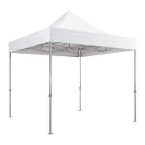 Faltpavillon Duratent Hexa50, 3 × 3 m, weiß mieten