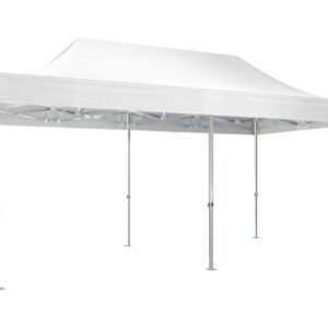 Faltpavillon Duratent Hexa50, 4 × 8 m, weiß mieten