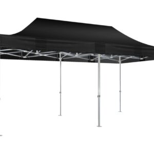 Faltpavillon Duratent Hexa50, 3 × 6 m, schwarz mieten